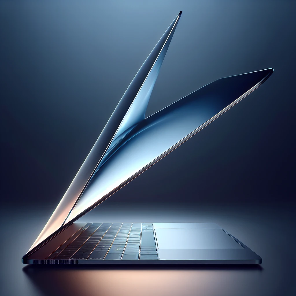 "Leaked image of Dell Latitude 9550 ultra-slim business laptop showcasing sleek design and premium features, highlighting its portability and professional appeal."