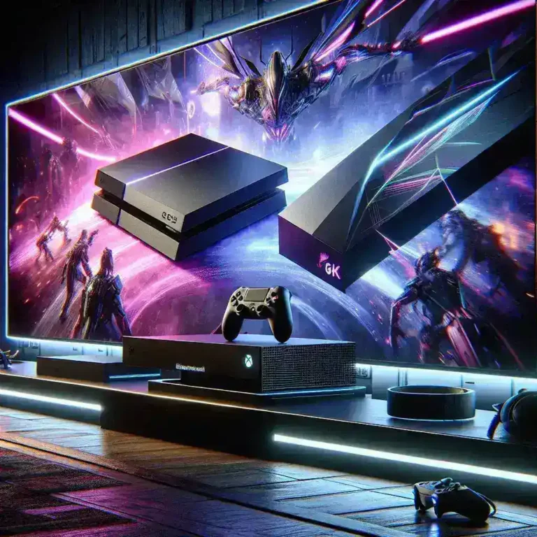"PlayStation 6 concept image showcasing advanced gaming features and 16K upscaling capabilities as rumored in leaked specifications."