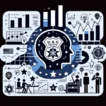 "Photo of Palantir Technologies team collaborating with U.S. public safety agencies to implement predictive analytics solutions for enhanced crime prevention and community safety."